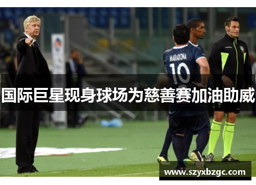 国际巨星现身球场为慈善赛加油助威